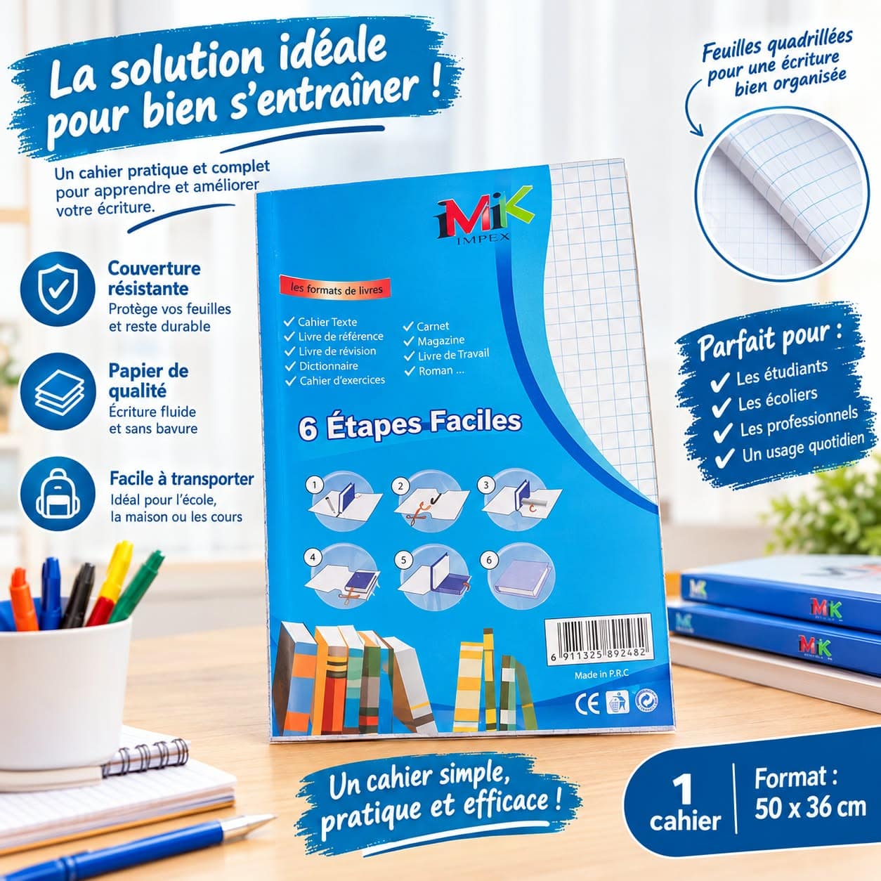 Converture de livre Transparent
