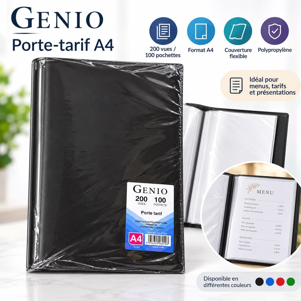 Portfolio (protege documents) 200 vues