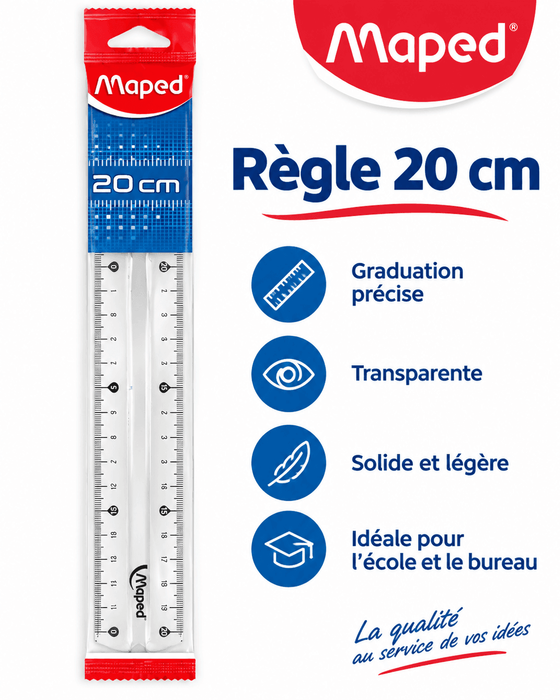 Règle Maped 20cm